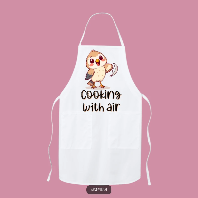 Funny Kestrel Apron - Kitchen Comedy and Feather Chase Gift