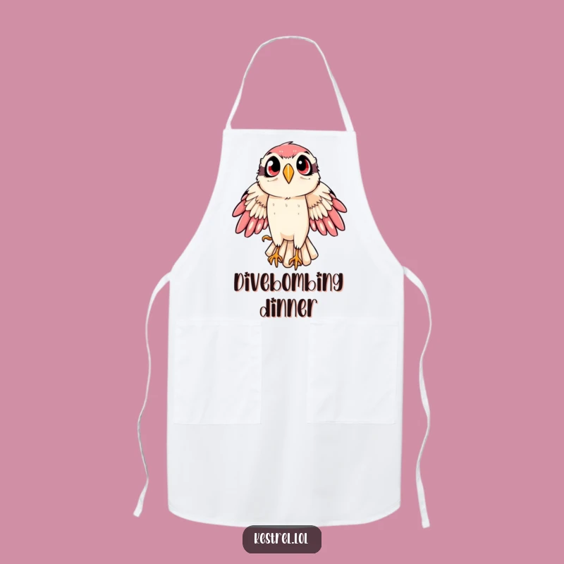 Funny Kestrel Apron: Swooping Chef's Tool, Humorous Kitchen Gift
