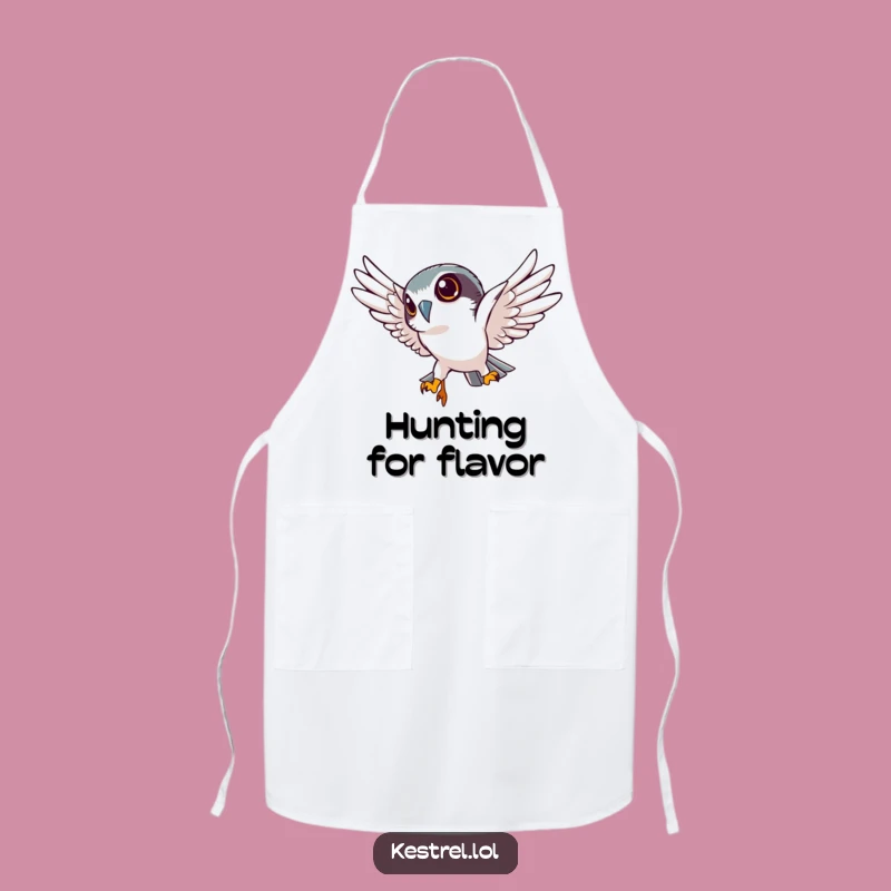Funny Kestrel Apron: Cook with Precision & Focused Humorous Energy!