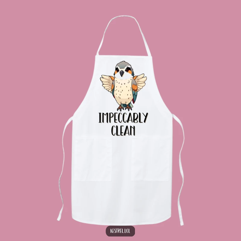 Funny Kestrel Chef Apron - Cook with Polished Precision