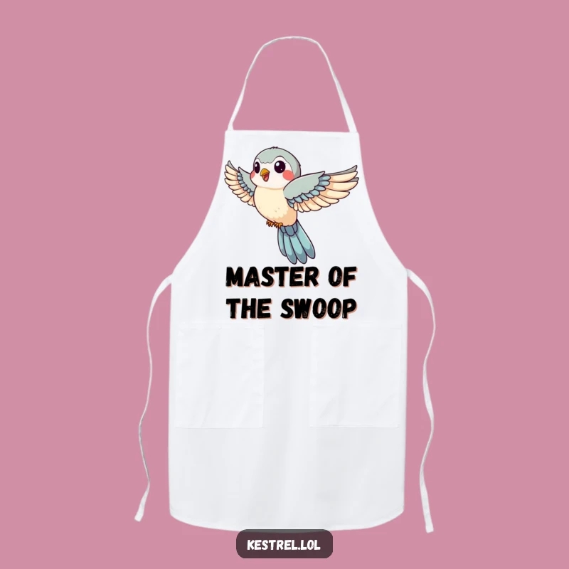 Funny Kestrel Apron: Cook with Swift Joviality, Featuring a Descending Falcon