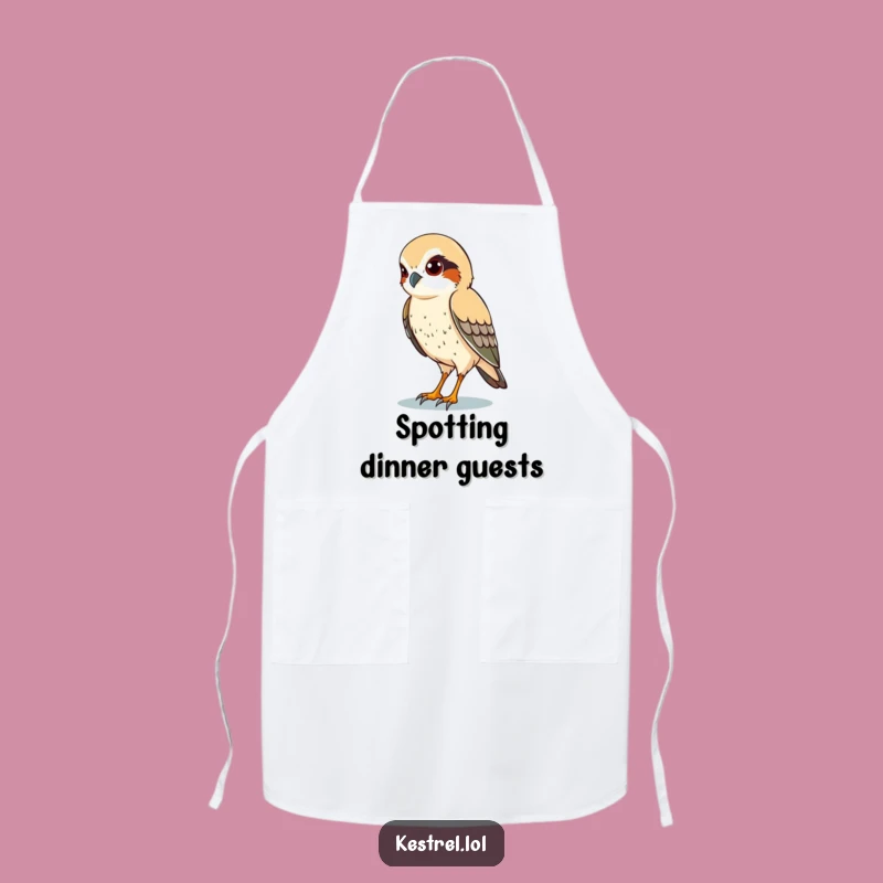 Funny Kestrel Eyes Apron: Cook with Precision and Awareness!