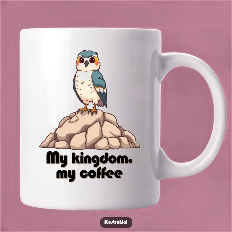 Proud Kestrel Mug: Funny Gift for Bird Lovers & Kestrel Fans