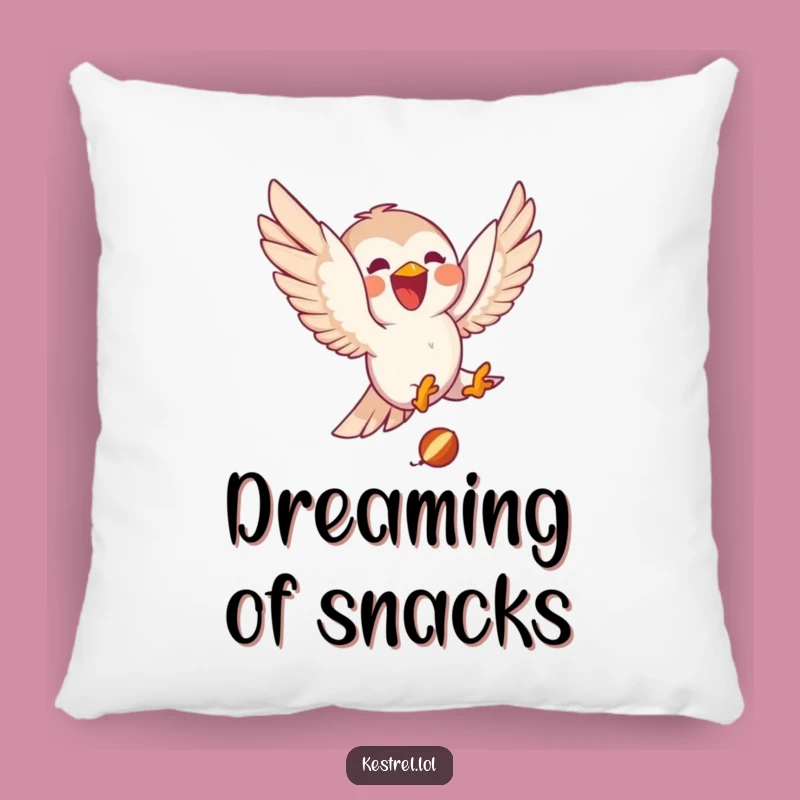 Funny Kestrel Pillow - Cozy Dive Comfort and Humor Gift