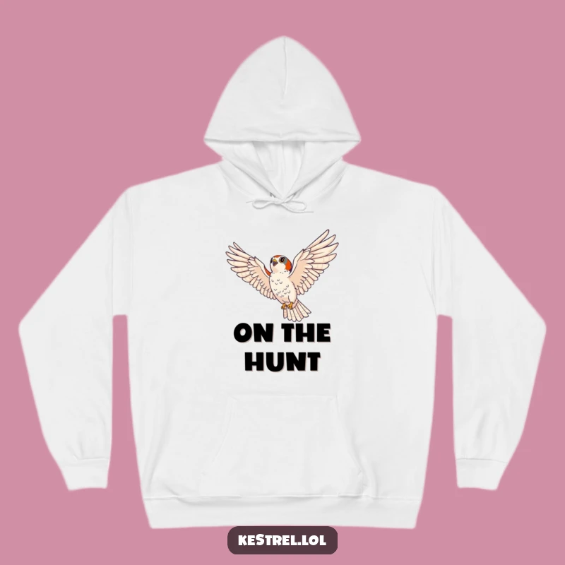 Funny Kestrel Hoodie - Cozy Majestic Bird of Prey Sweatshirt Gift