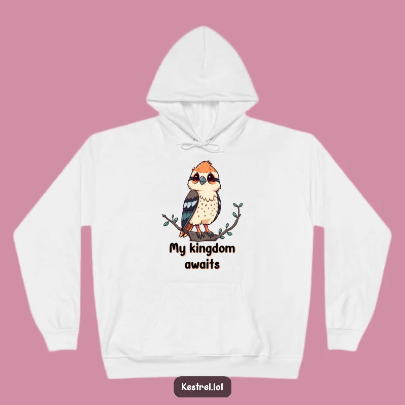 Funny Kestrel Hoodie: Cozy Proud Bird Observation Gift for Him/Her