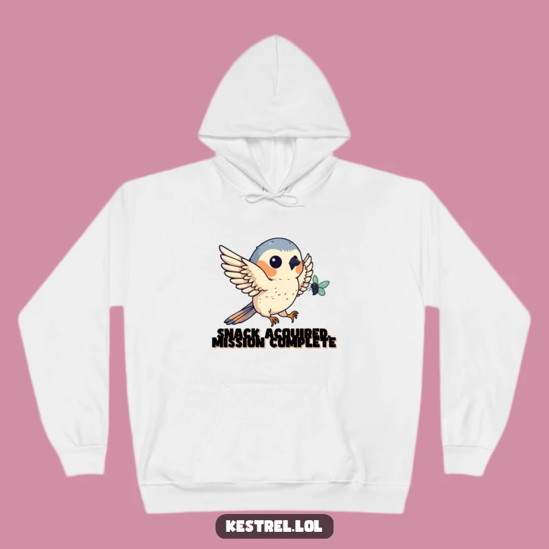 Kestrel Hunter Hoodie: Funny Warm Gear for Bird & Nature Fans