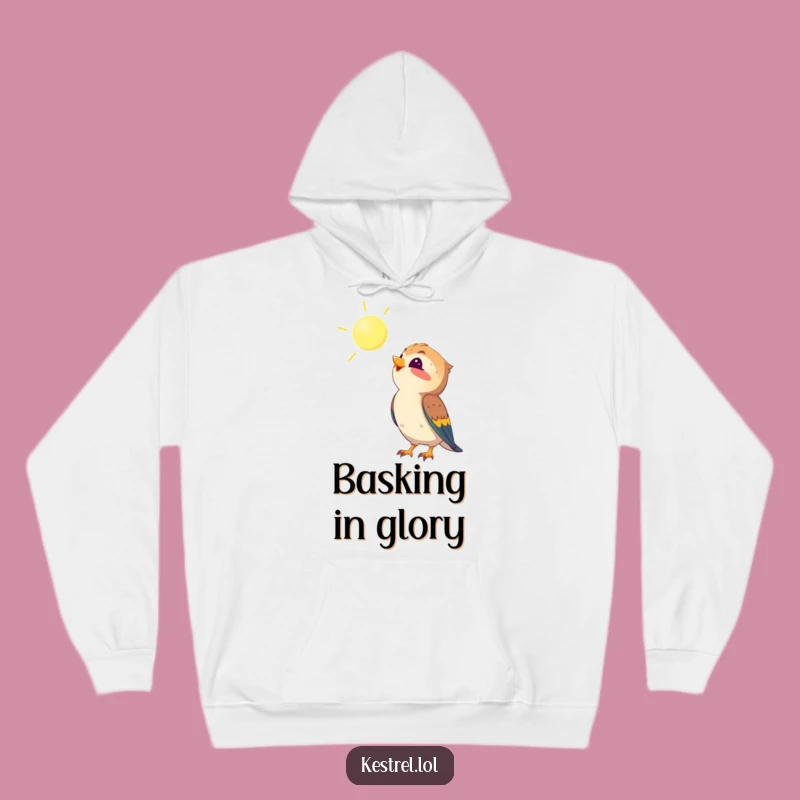Sunshine Kestrel Hoodie: Funny Cozy Wear for Bright Souls