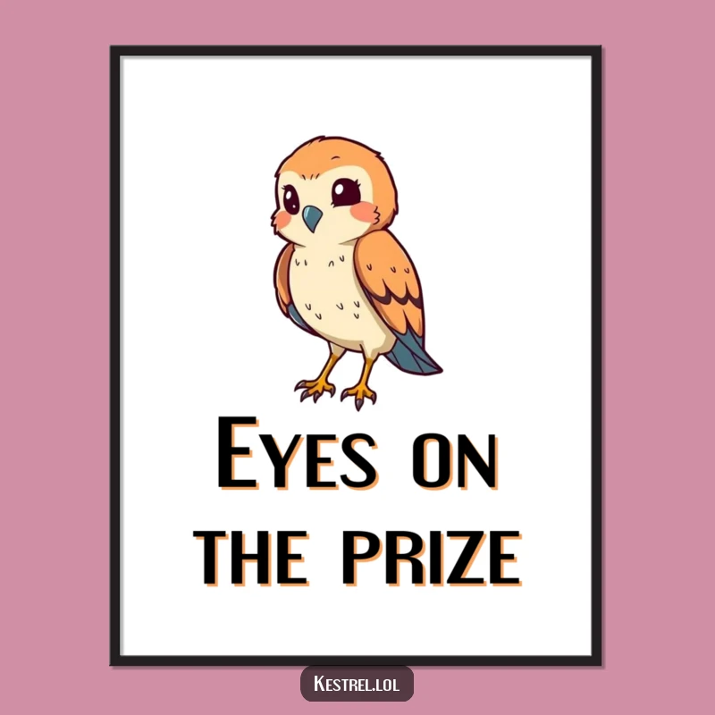 Funny Printable Wall Art: Kestrel Hunt - Free Downloadable Decor Style!