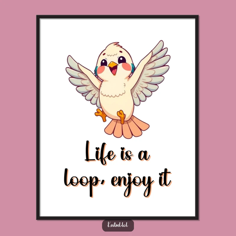 Free Printable Kestrel Wall Art: Joyful Flight in Motion