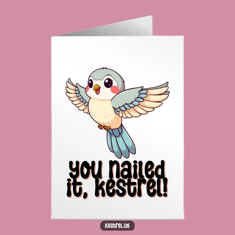 Free Printable Kestrel Congrats Card: Hilarious Downloadable for Peak Achievements