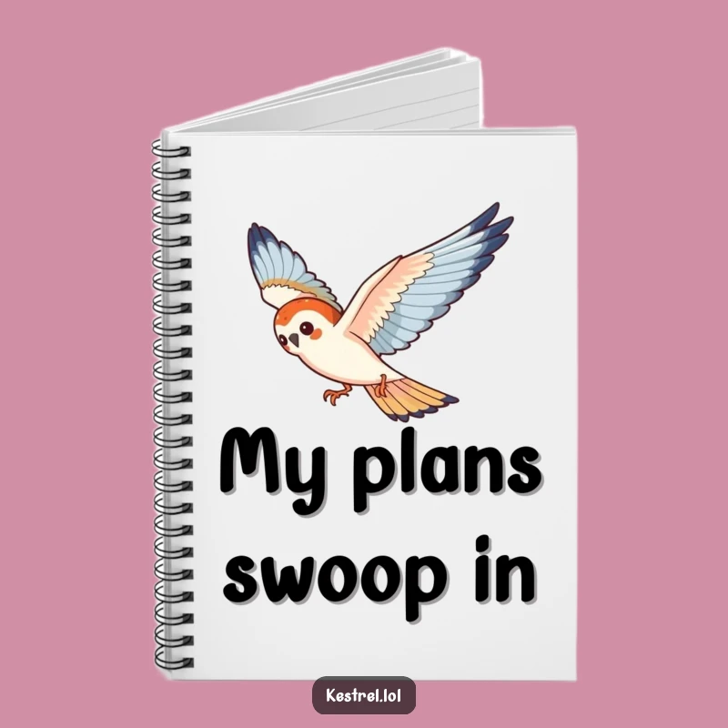 Funny Kestrel Notebook - Jot Down Playful Ideas