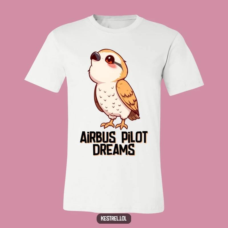 Funny Kestrel T-Shirt: Cute Curious Bird Playful Apparel, Hilarious Gift