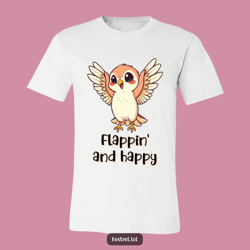 Funny Kestrel T-Shirt: High-Energy Bird Design, Perfect Funny Gift for Avian Fans