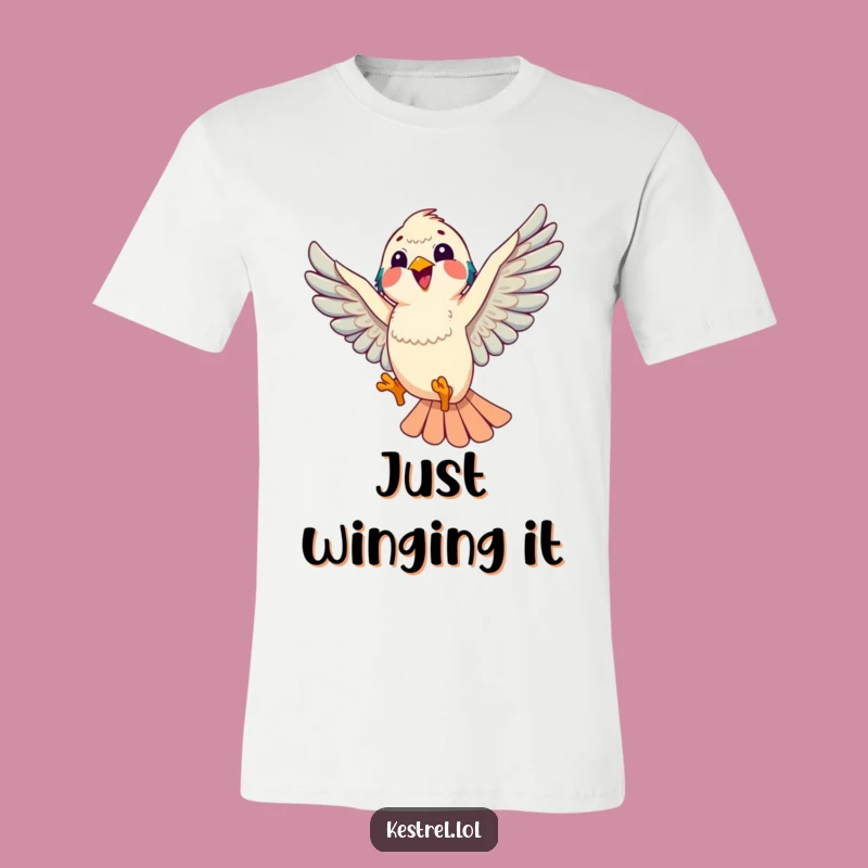Funny Kestrel T-Shirt: Joyful Flight Bird Lover Gift