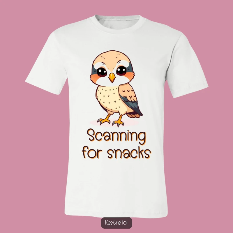 Funny Kestrel T-Shirt - Keen Observer, Cheerful Style