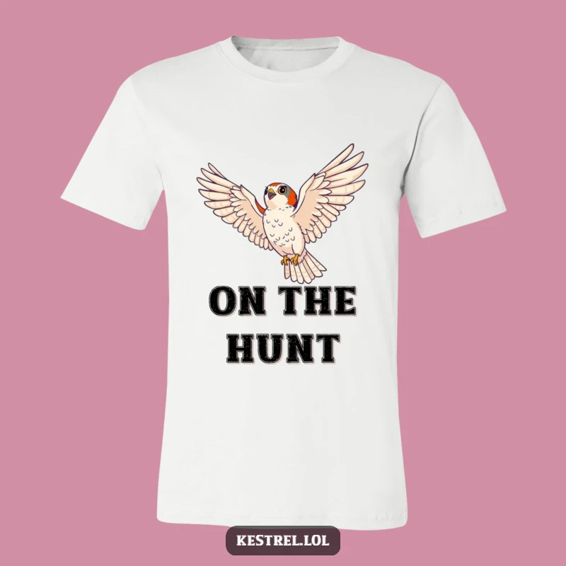 Funny Kestrel T-Shirt - Majestic Bird of Prey Graphic Tee Gift