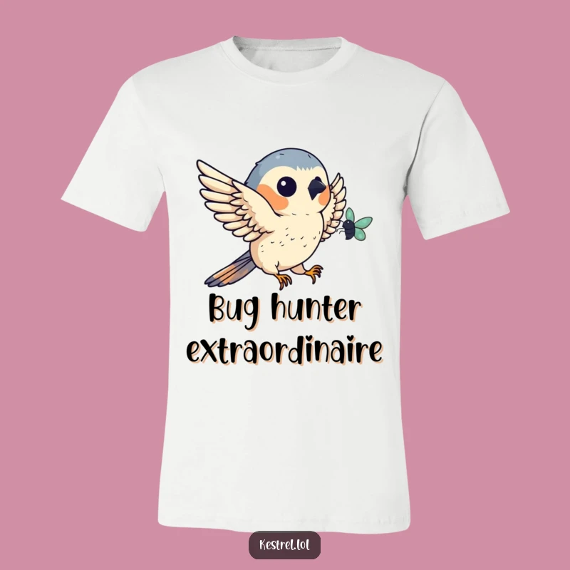 Funny Kestrel T-Shirt: Precision Hunter Bird Lover Gift
