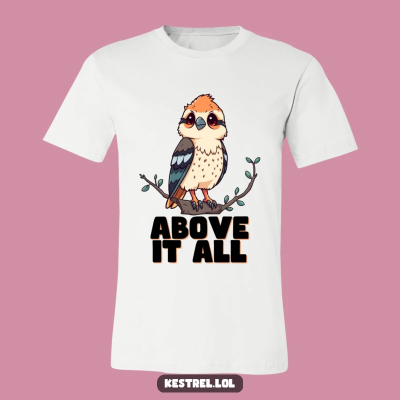 Funny Kestrel T-Shirt: Proud Observer Tee, Hilarious Bird Gift