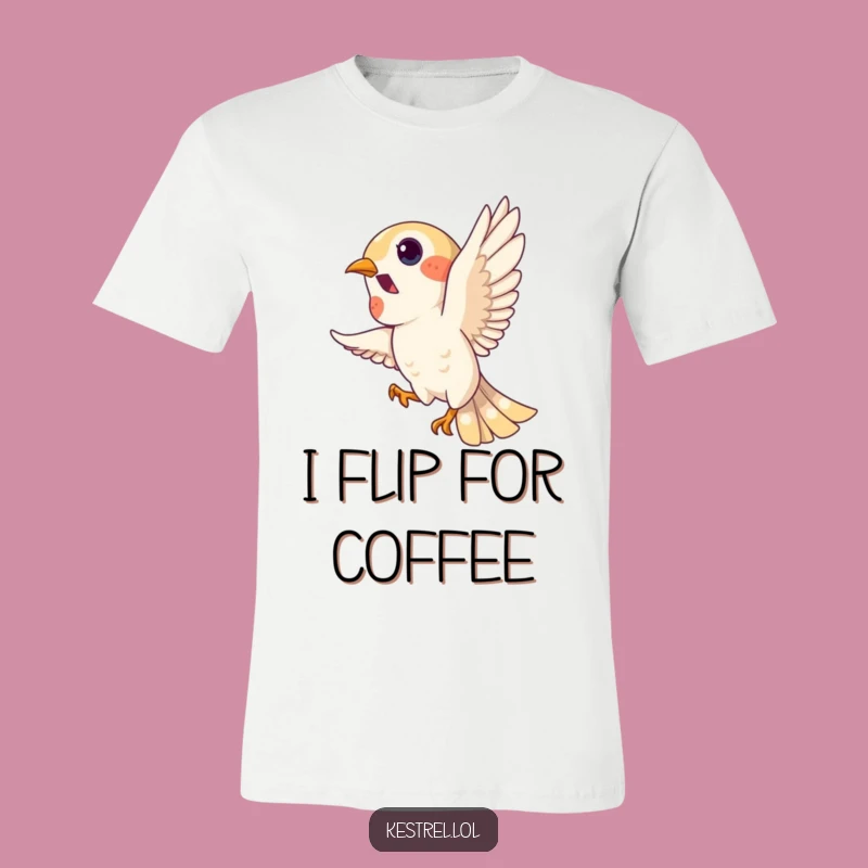 Funny Kestrel Loop T-Shirt - Playful Bird Design for Gift
