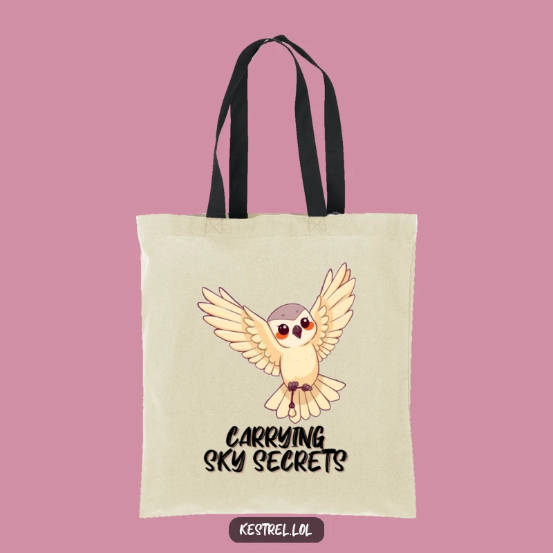 Funny Kestrel Aerial Tote Bag: Carry Your Elegance Everywhere!