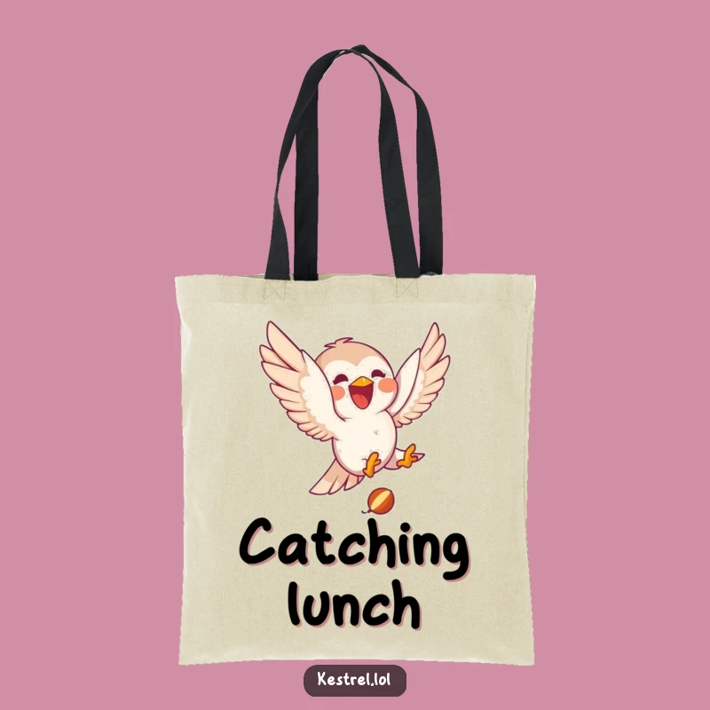 Funny Kestrel Tote Bag - Joyful Dive Accessory and Gift