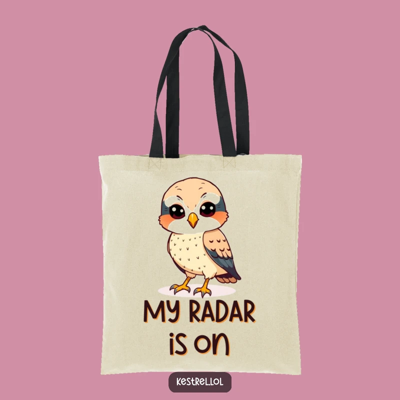Funny Kestrel Tote Bag - Carry Your Sharpness