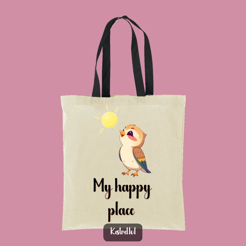 Funny Kestrel Tote Bag: Carry Your Sunshine & Birding Gear