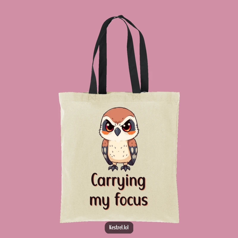 Funny Kestrel Tote Bag: Stylish and Humorous Bag for Bird Enthusiasts