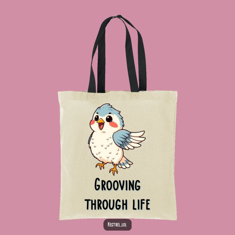 Funny Kestrel Dance Tote Bag: Carry Your Joyful Spirit!