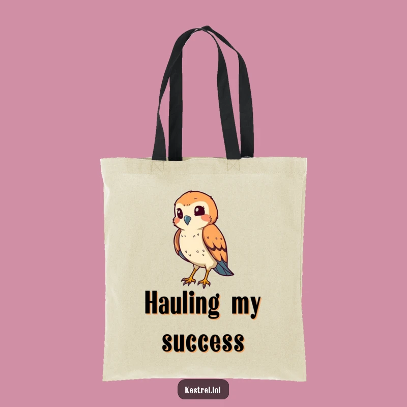 Funny Kestrel Hunter Tote Bag: Carry Your Spoils with Humorous Style!