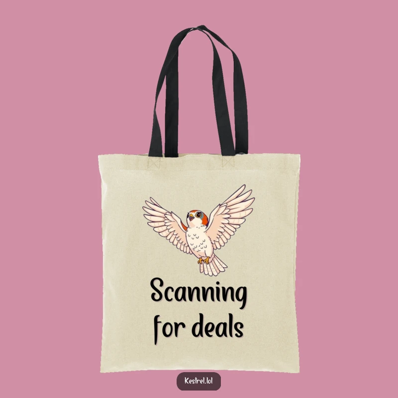 Funny Kestrel Tote Bag - Durable Majestic Bird of Prey Bag Gift